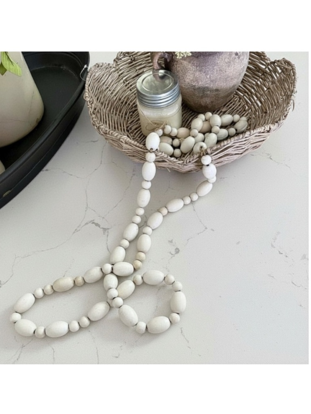 37.5" Ceramic Bead Garland